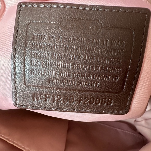 Coach Gold Brown Tone Metallic purse Bag - Picture 8 of 8